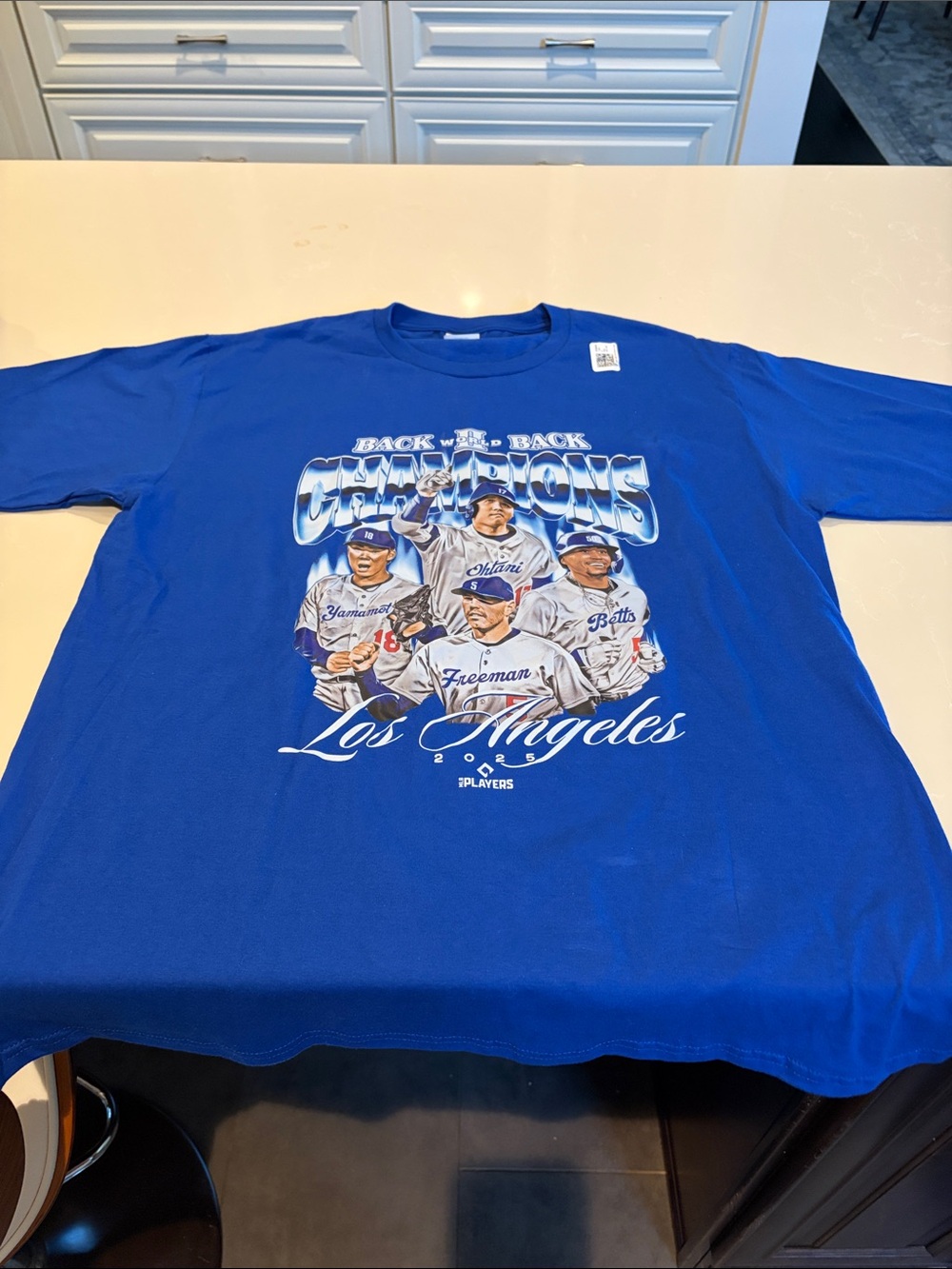 Los Angeles Champions Graphic Tee - Royal Blue Crewneck